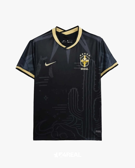 Brazil Black And Gold Top