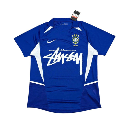Brazil X Stussy Blue Top